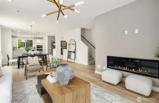 Photo of model home with similar finishes