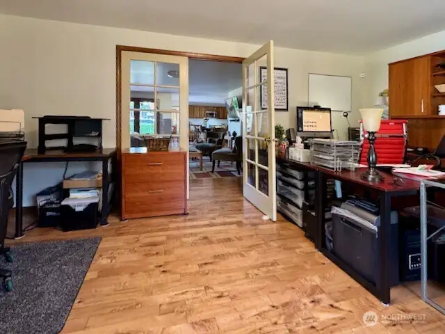 Bonus/recreation space toward family room door