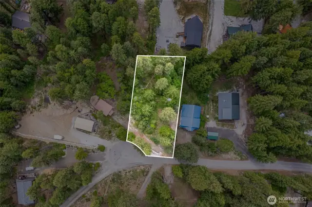 Property lines are estimated
