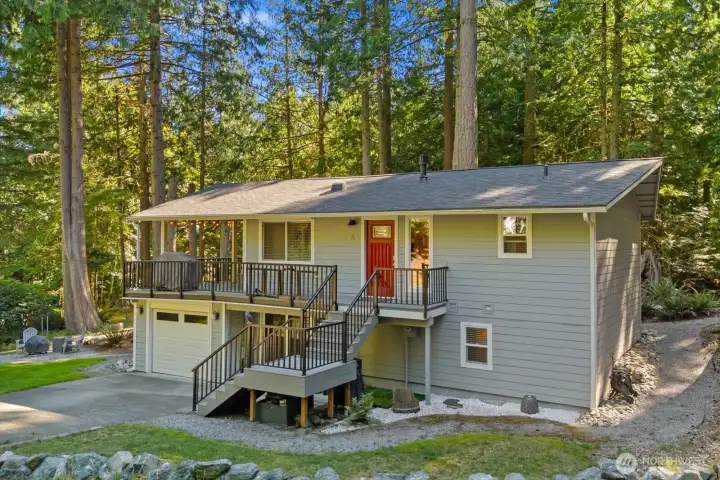 Exterior view of the home.