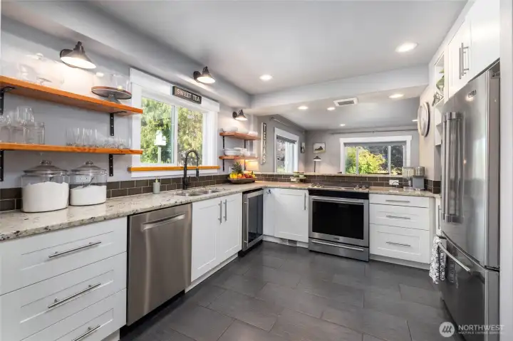 Glorious kitchen with modern style and function.