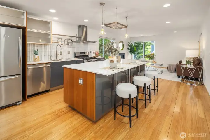 Sleek Modern Kitchen