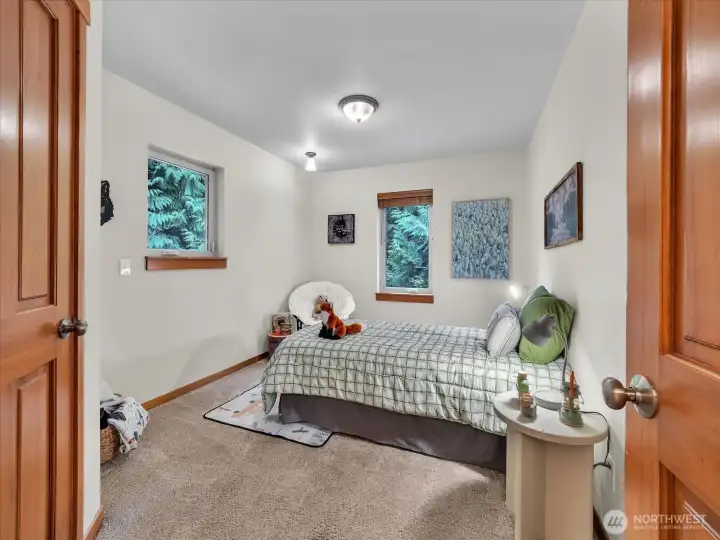One of the bedrooms upstairs.