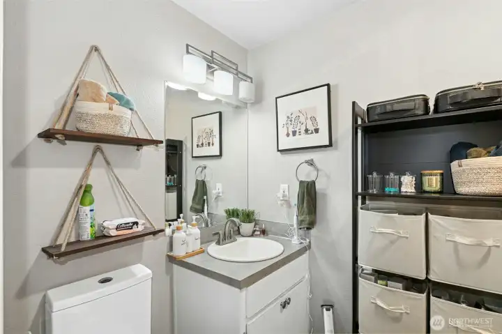 1/2 bath on main level