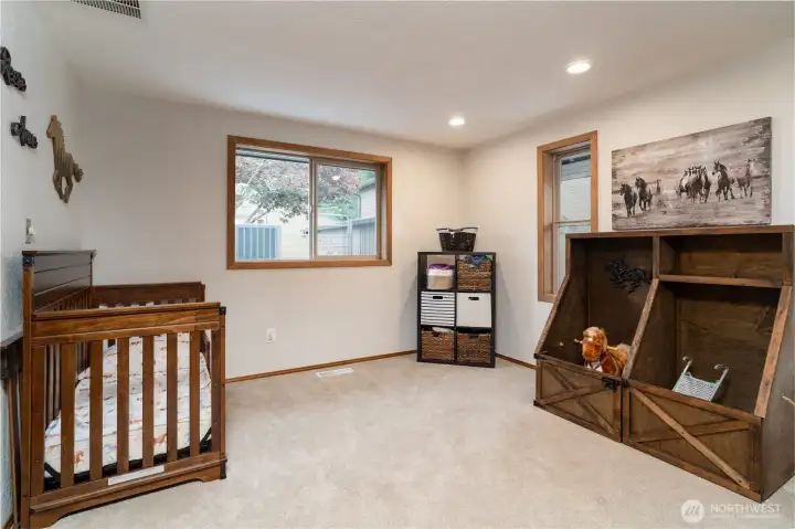 2nd bedroom, attached to bath.