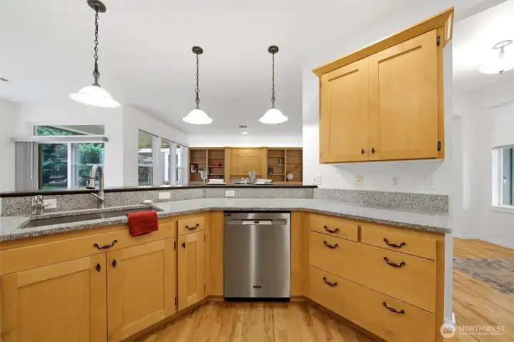 Kitchen Open to Living Space