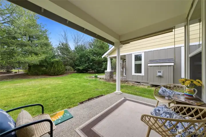 Patio Perfect for Sitting