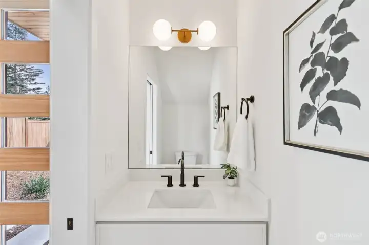 guest bath on main floor