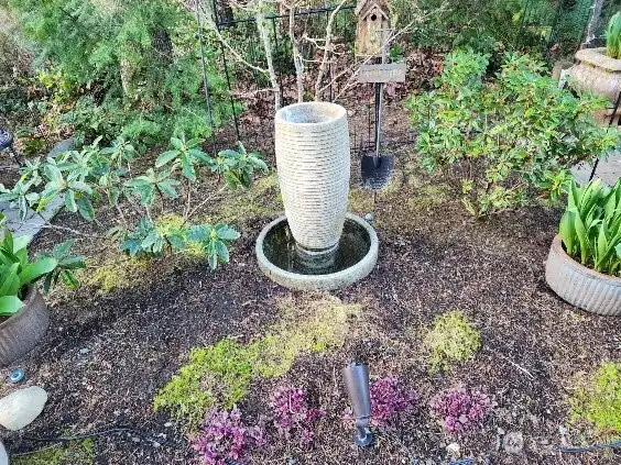 Lovely little waterfall works, and add melody to your beautiful view.