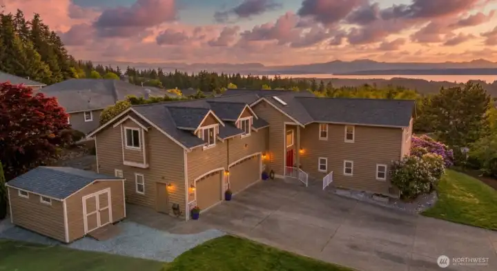 Welcome to 108 Glacier Peak Drive.  An exceptional home located in the gated community of Camano Hills.