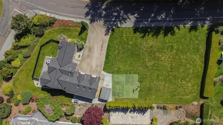 The home also features a sports court and shed for additional storage.  The community also offers RV parking. Welcome Home.