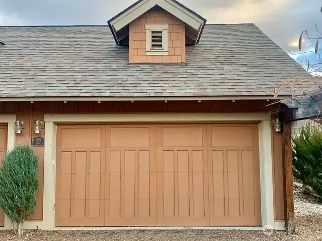 includes a garage