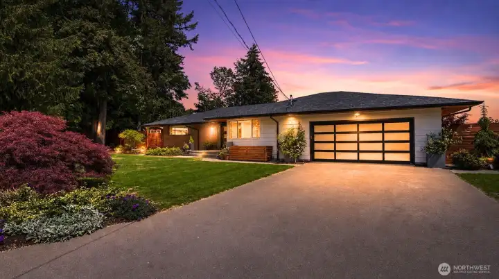 Set at the end of a quiet dead-end street on 1.5 private acres, this reimagined mid-century modern single-story home with daylight basement tells a story the moment you arrive. Set at the end of a quiet dead-end street on 1.5 private acres, this reimagined mid-century modern single-story home with daylight basement tells a story the moment you arrive.