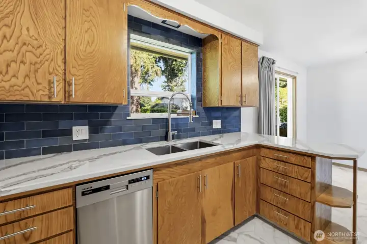 watch the birds out your kitchen window as you do the dishes
