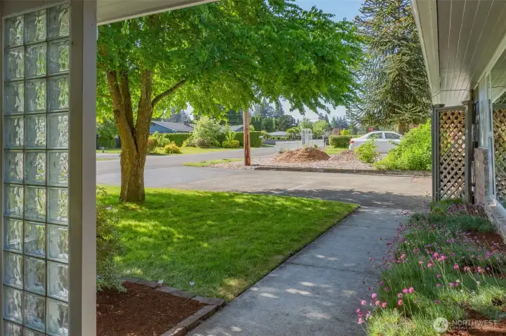 street view from your front door.