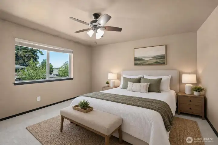 Primary Suite - Virtually Staged
