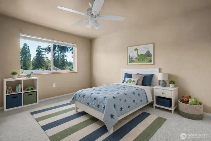 Bedroom 3 - Virtually Staged