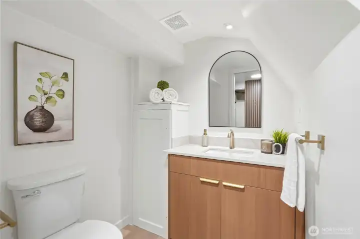 Basement half bathroom Basement half bathroom
