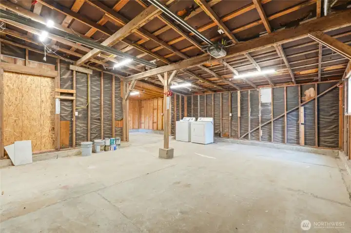 Garage and shop area Garage and shop area