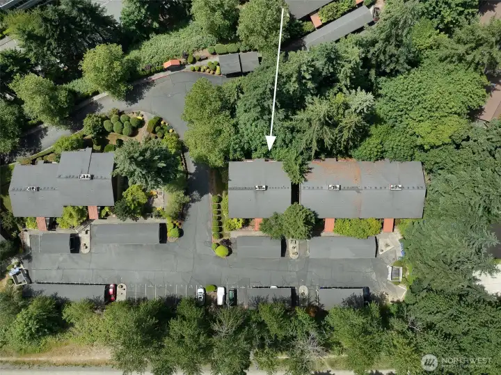 Aerial view of the complex. Aerial view of the complex.