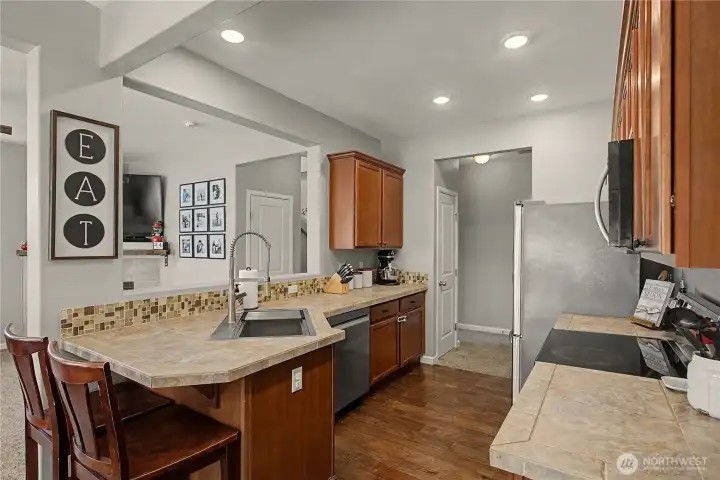 Kitchen view 1