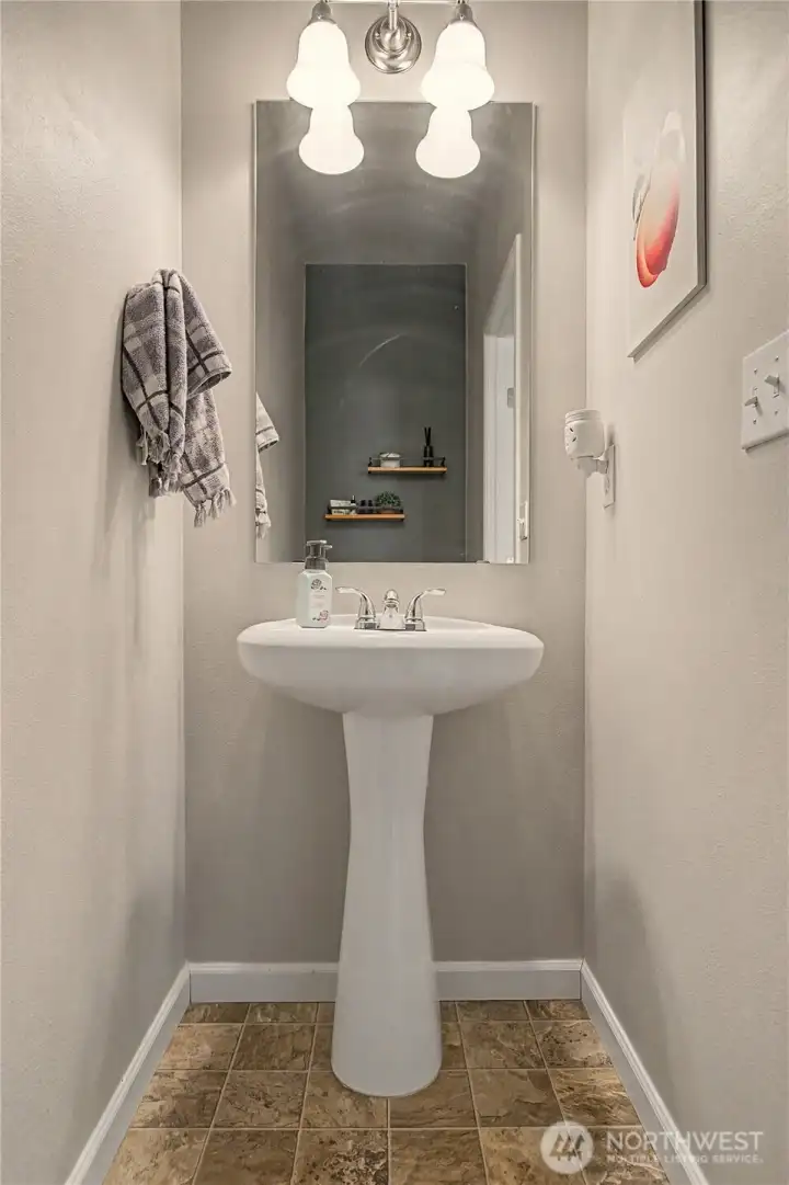 Powder Bath down stairs
