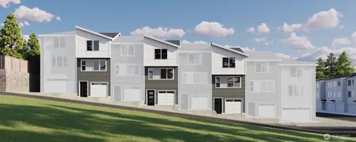 Photographs are for illustrative purposes only. Features, finishes, interior/exterior colors, landscaping and floorplan shown may vary from actual homes built