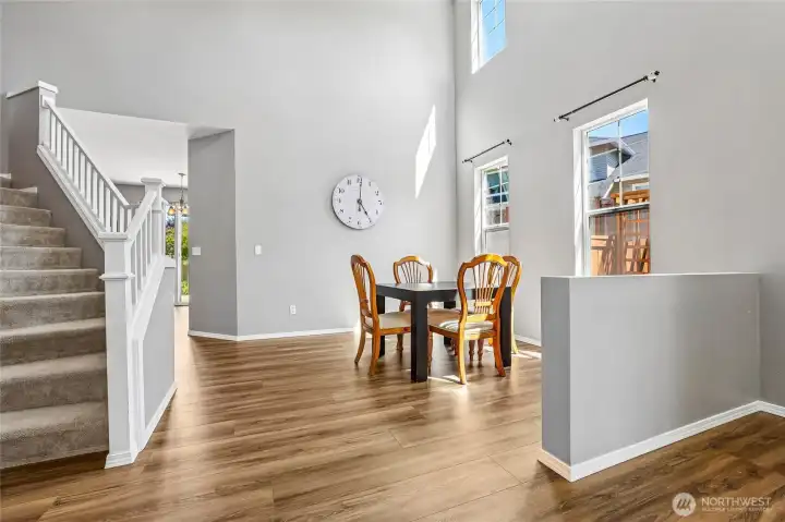 Need another room? Add one above the dining room. It's been done many times or leave as is & enjoy all the natural light Need another room? Add one above the dining room. It's been done many times or leave as is & enjoy all the natural light