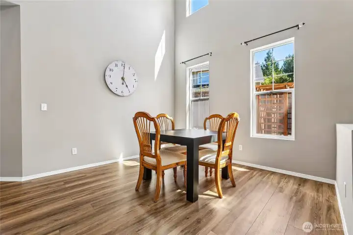 This dining room will be big enough to fit all your furniture. This dining room will be big enough to fit all your furniture.