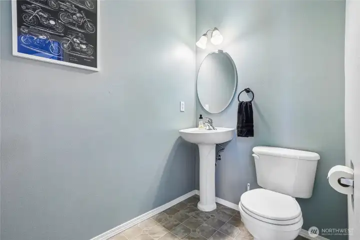 Main floor powder room Main floor powder room