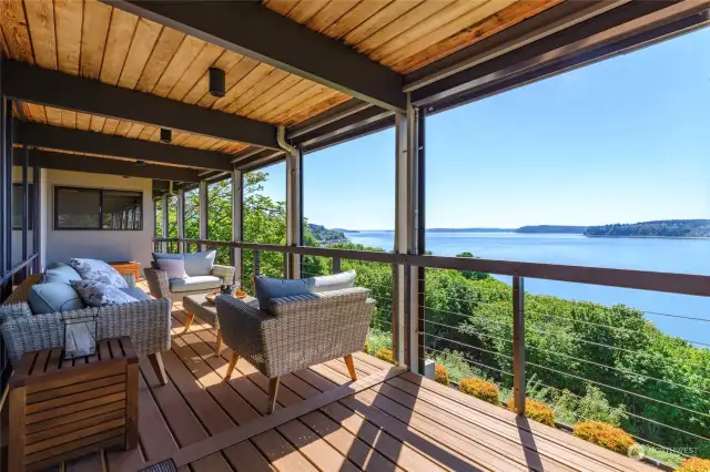 There's nothing like a NW summer on your deck with an incredible view!