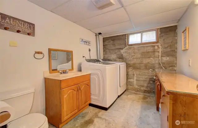 Utility Room/Bathroom Basement