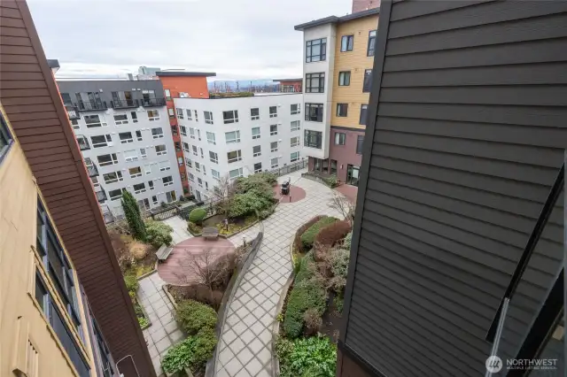 View of the courtyard.