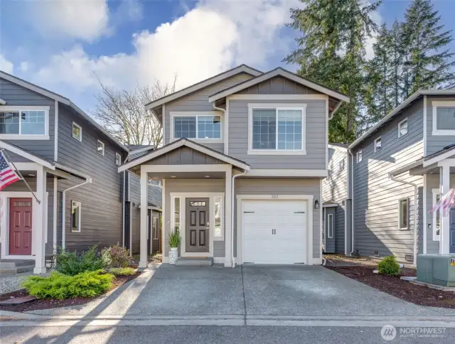 Welcome home. Driveway parking for 2 cars and 1 covered parking in garage. Overflow parking just 2 doors down.