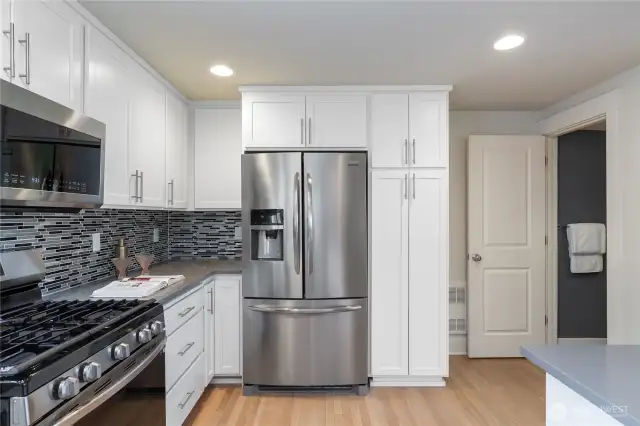 Kitchen with granite counters