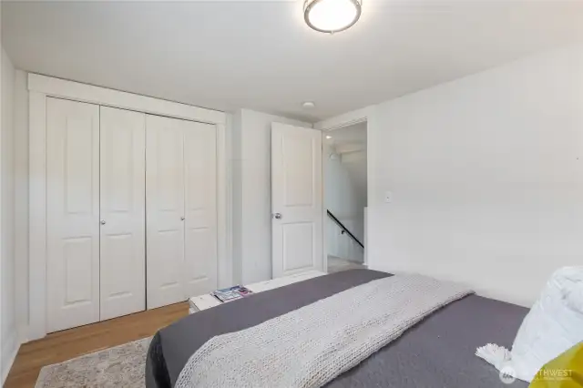 Second guest room with large closet