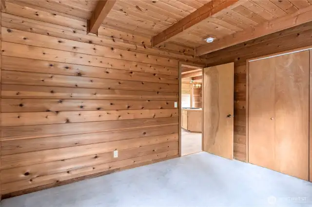 Bedroom on main level