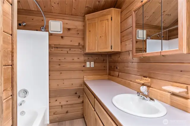 Updated full bath on main floor
