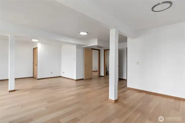 Delightful living area with plenty of possibilities! The laundry room is located on this level. See 3D walkthrough and interactive floorplans in the virtual tour link.