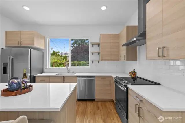 kitchen with island