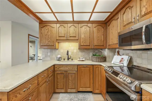 Ask us how the downstairs neighbor opened up and modernized her kitchen!
