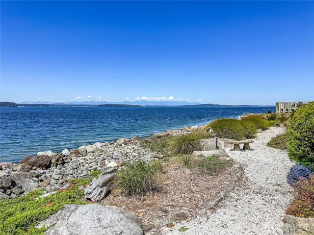 Walking paths for when the tide is in.