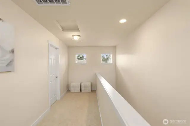Additional loft space for your desk and workspace!