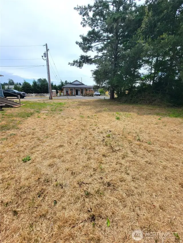 Photo taken from just in front of drainfield looking toward 22nd...