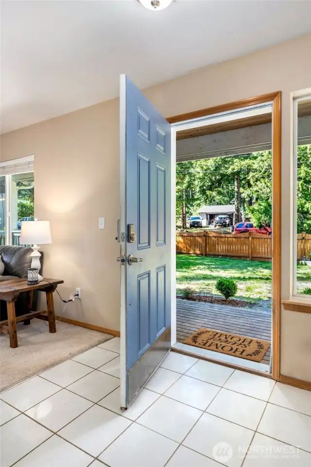 Come on in! Front Door Entry