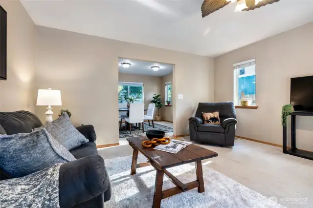 Living Room  - View to the Right of the Front Door