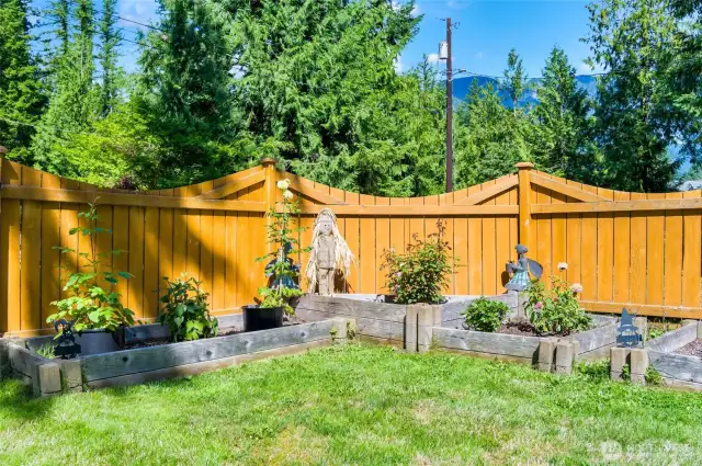 Plenty of Garden Space for Growing in the Front & Backyard