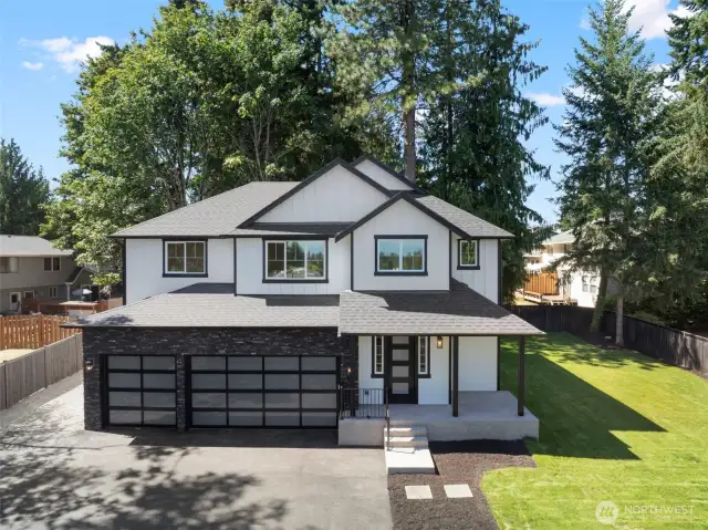 Definitely a serene  & elegant setting that frames this exceptional home perfectly .