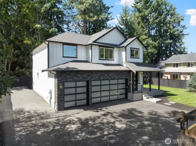 The gravel parking on the south side of the home measures 40ft from the front of the garage to the back end of the home plus another 20 ft from there to the fence.Water,Electricity & RV Dump Station are right there & or addable.