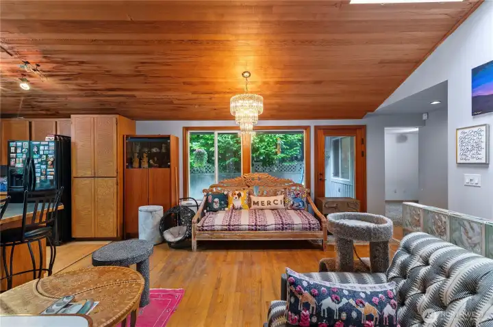 Kitchen and living space